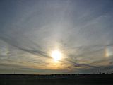 Two sundogs and the 22 solar halo