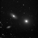 Messier 105 group in Leo