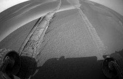 Le rover Opportunity tir d'affaire. Crdits : NASA-JPL.