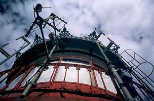 Lanterne du phare de la Coubre / La Coubre lighthouse lantern room