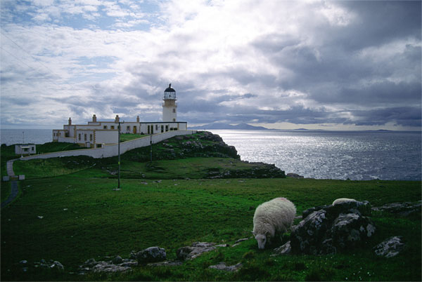 Phare de Neist Point, ile de Skye / Neist Point lighthouse, Skye island