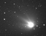 The comet at the beginning of december 1996. Linear greyscale.