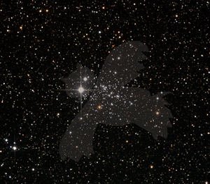 NGC457 dessin