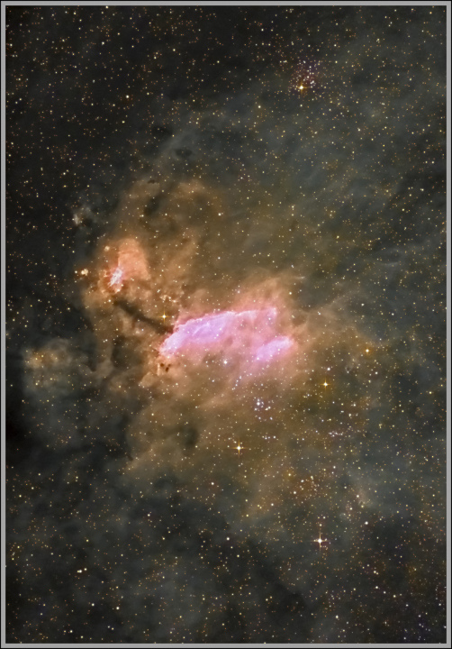 IC 4628 - Nébuleuse de la Crevette - HaRGB