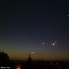 Ce matin du 11 Decembre 2012 vers 7h15 Alignement de Mercure , Vénus , Lune et Saturne !!!!