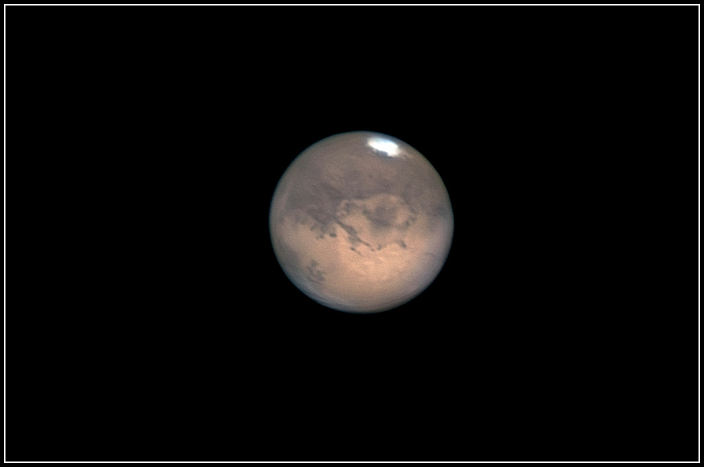 Mars au C14 et à la webcam, 2003.