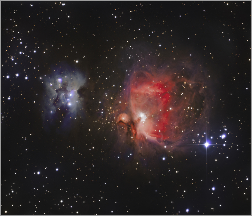 M 42/43 Nébuleuse d'Orion et Running Man
