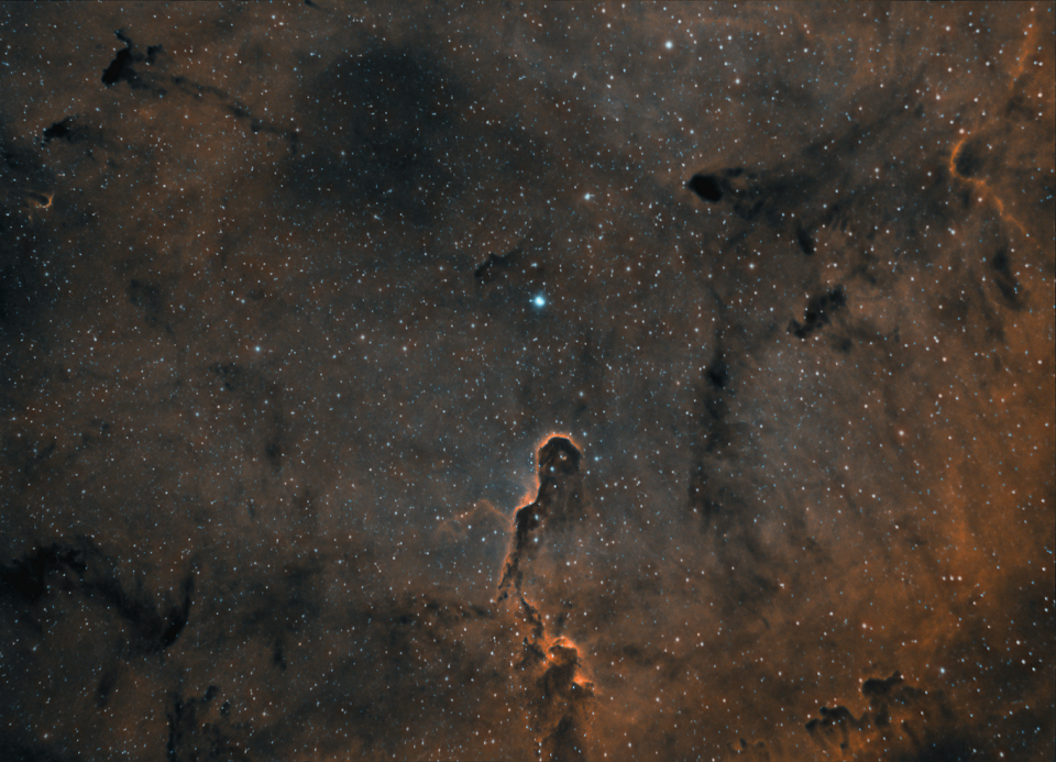 La trompe IC 1396 en HOO