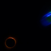 Spectre "éclair" durant l'éclipse de Soleil du 21 aout 2017 aux USA