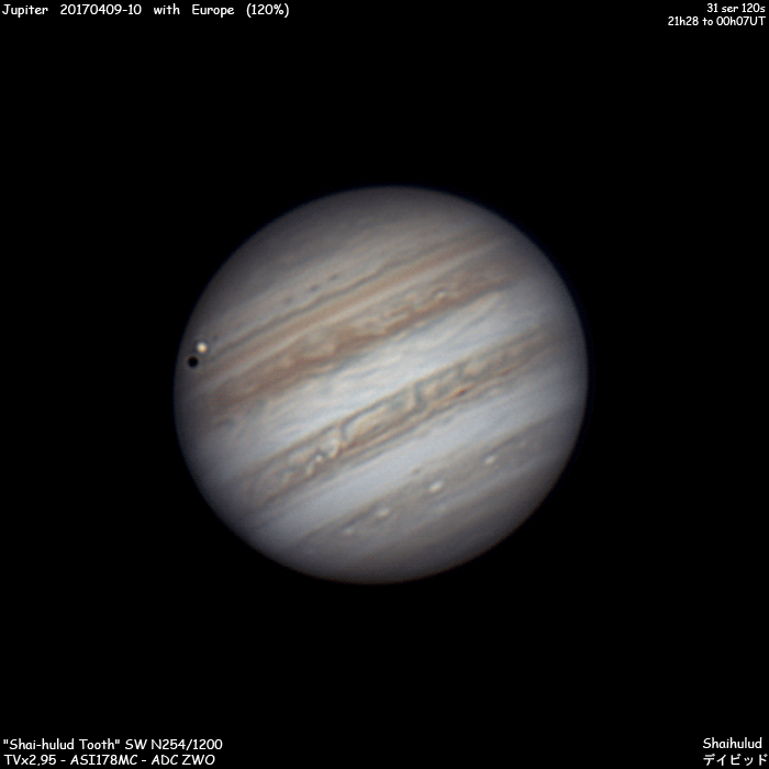 Jupiter 20170409-10 with Europe