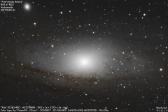 Andromeda Galaxy M31 & M32 (Shot from the city center of Reims)