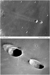 Messier et Messier A avec comparatif image Apollo 11