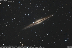 NGC 891 (Shot from the city center of Reims)