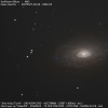 Sunflower Galaxy M63 (Shot from the city center of Reims)