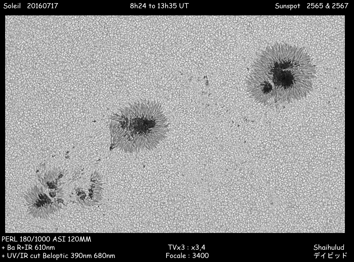 Sunspot 2565 & 2567