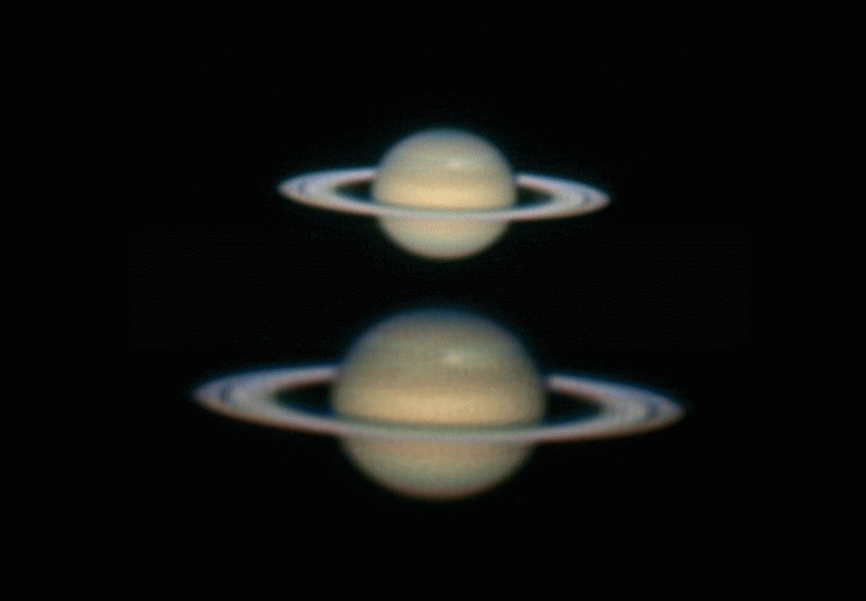 La grande tempête sur Saturne ( 25 mars 2011 )