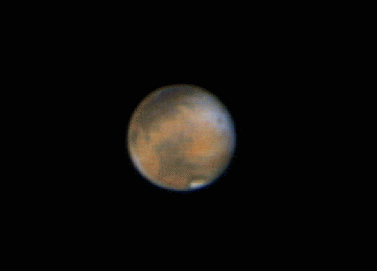 Mars du 220312 au télescope Cassegrain de 250mm