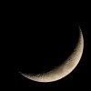 la lune, au soir du 19/04/2018 (41681.JPG) plus Vénus et les Pléiades