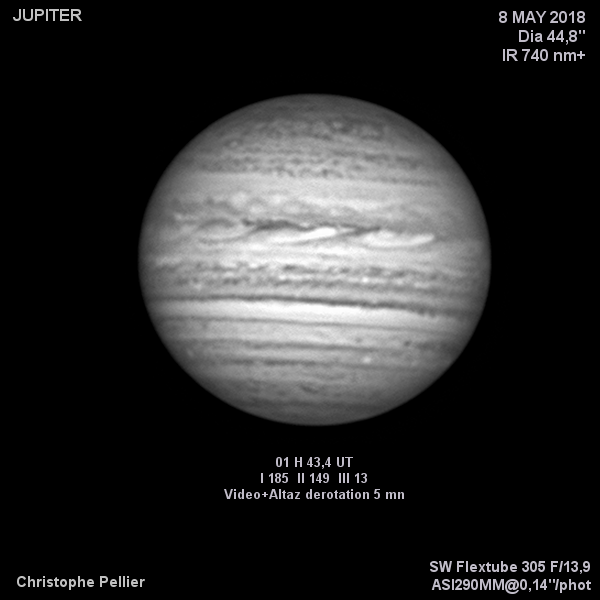 Jupiter IR 8 mai 2018