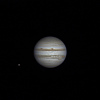 Jupiter avec Ganymède (Nov 2014)