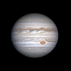Jupiter, crépuscule du 19 juin 2018