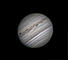 Jupiter et Io le 01/06/2018   21h45 TU