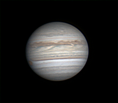 Jupiter  le  22/07/2018  ,  N400   ,  image  à  125%  .