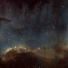 NGC 7000 : le mur en H-SHO à 0,6"/p
