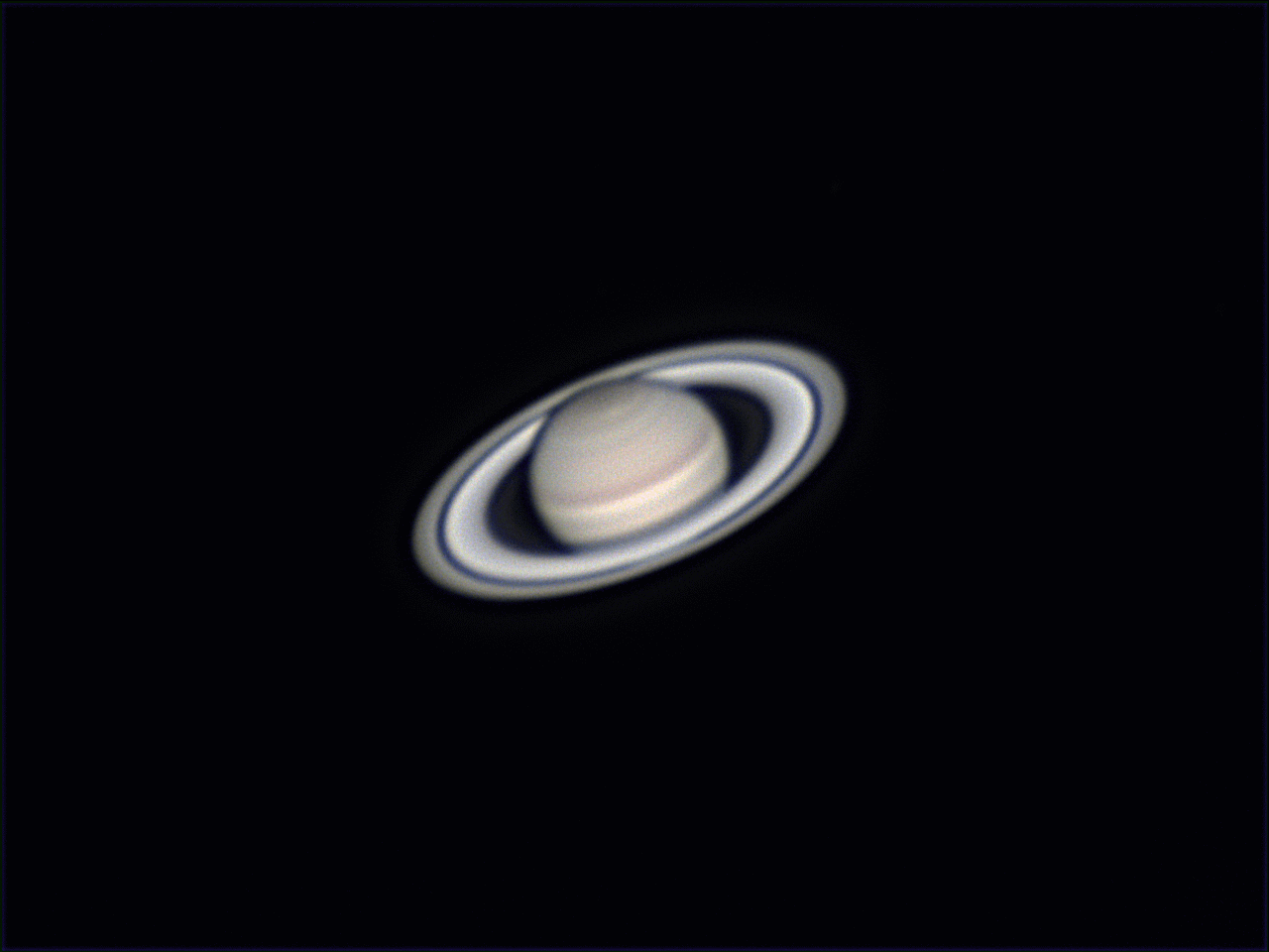 Animation de Saturne de 21h33 à 22h16 nuit du 12 au 13 juillet 2018