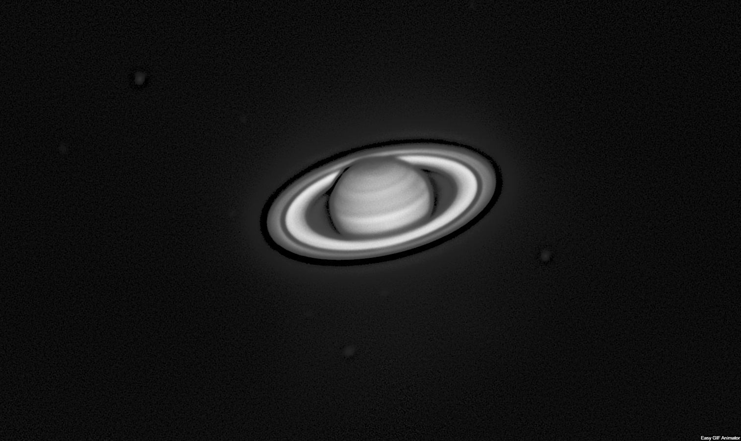 Animation des satellites de Saturne: Rhéa, Tethys, Encelade, Dioné et Mimas Le 5 aout 2018 de 21h01 a 21h 40 TU
