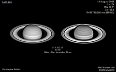 Saturne avec l'Astronomik 642BP, très bon seeing