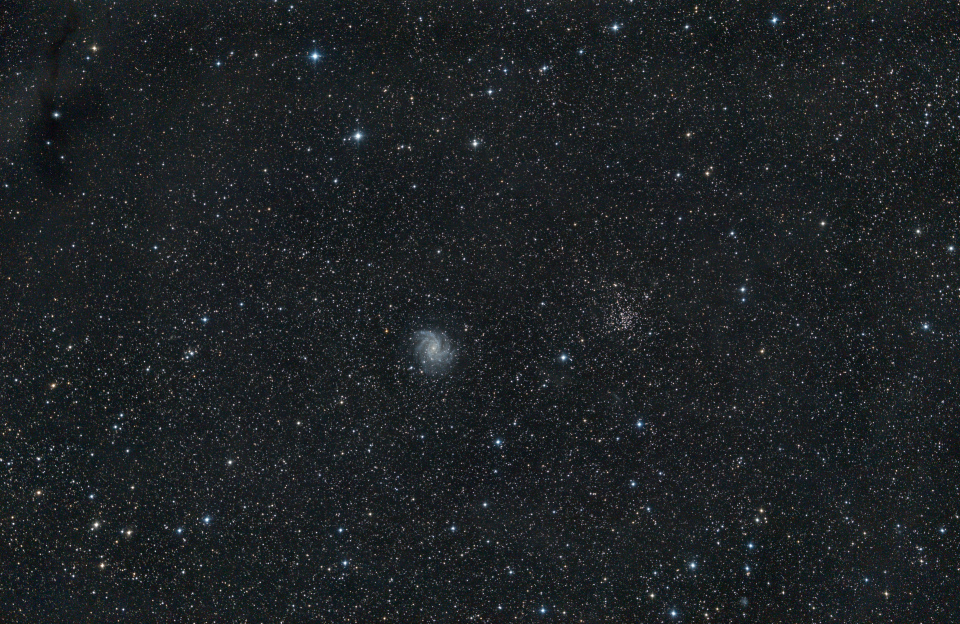 NGC 6946 et 6939, limite IFN