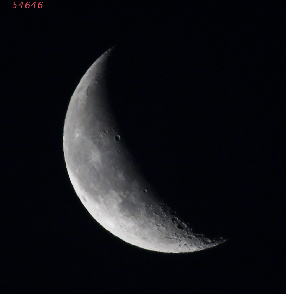 la lune, au matin du 31/12/2018 (54646/649)