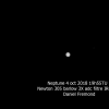 Neptune et Triton en IR le 2018-10-04  19h55TU