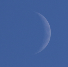 la lune, l'après-midi vers 15 h 39 le 10/01/2019 (55381)