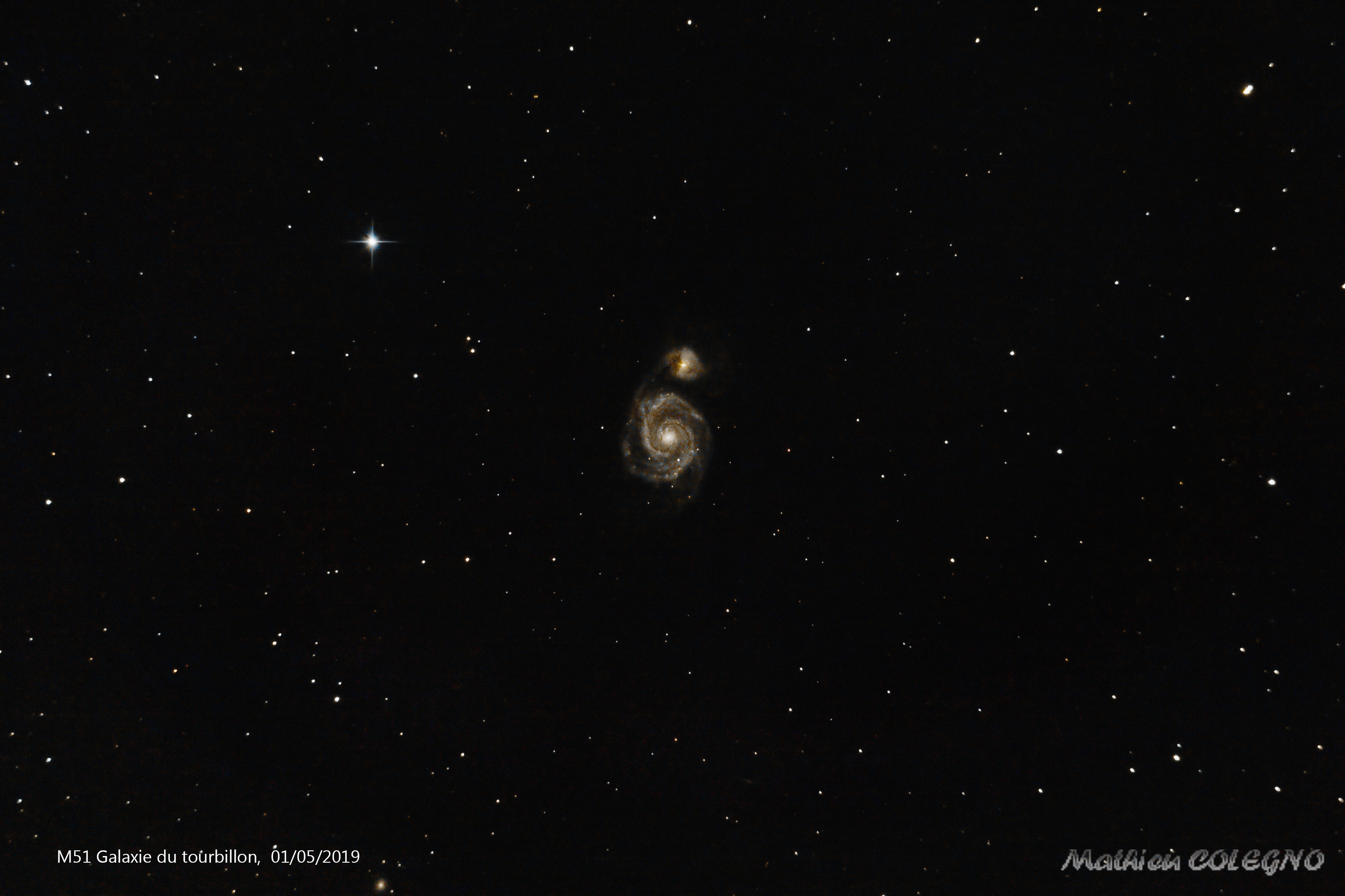 M51 - Galaxie du Tourbillon