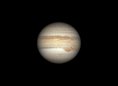 Jupiter du 16/06/2019 élévation 13°50, très bon seeing.