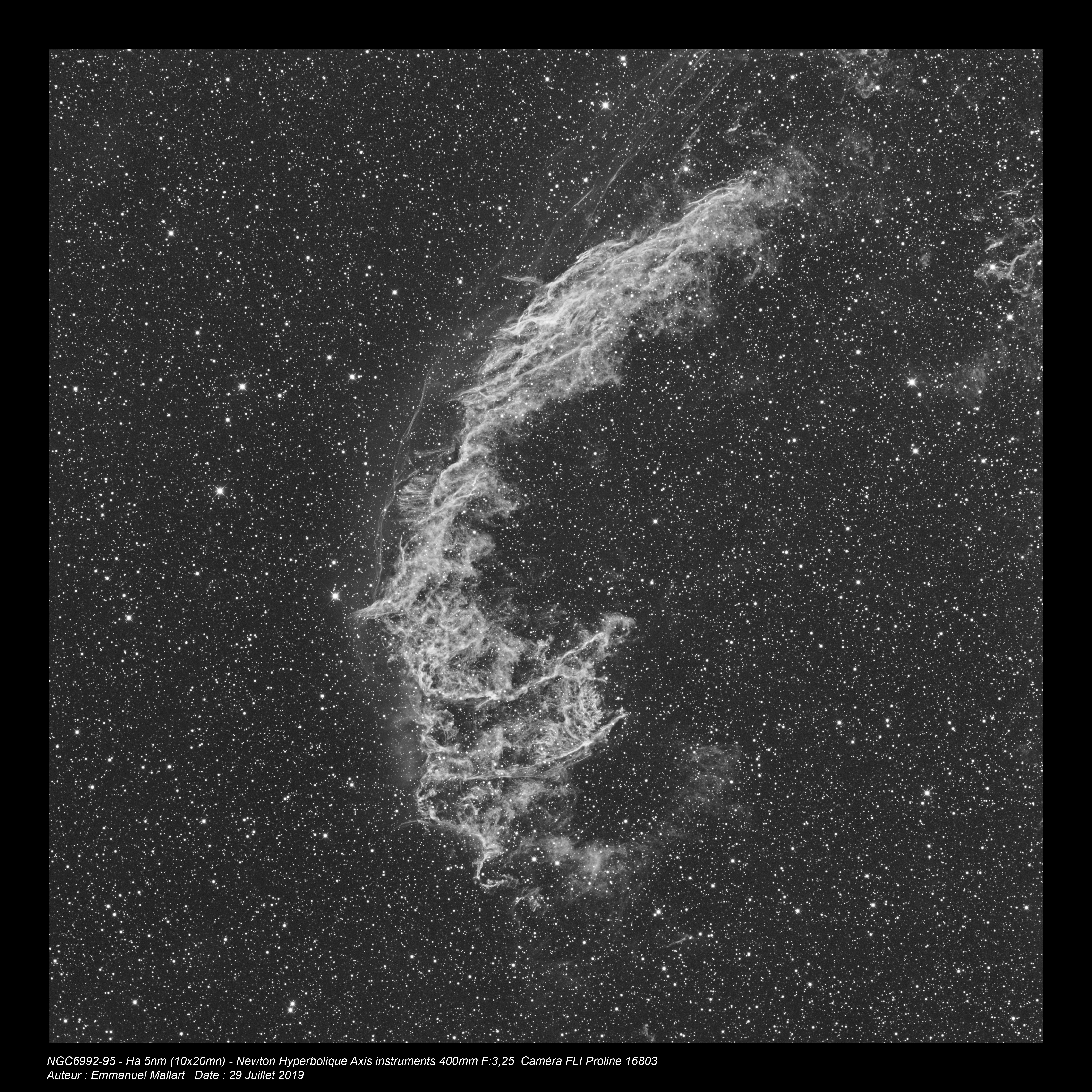 NGC6992-95 en Ha au NHD400