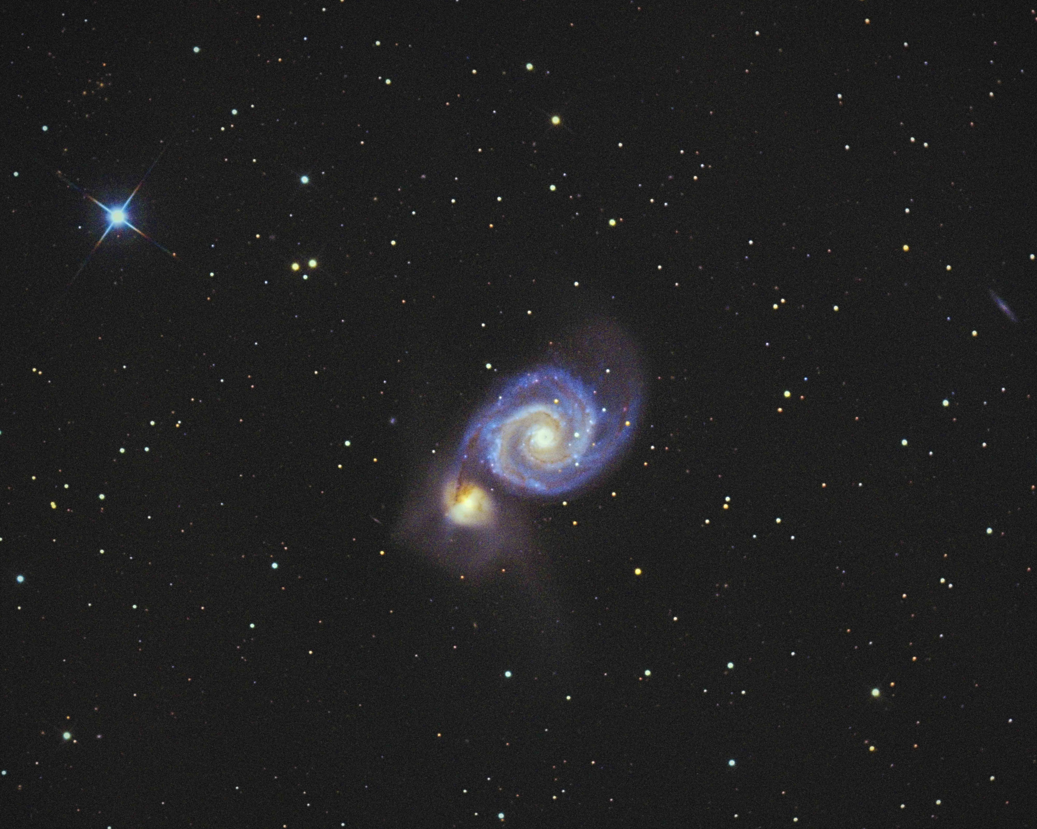 M51 Galaxie du tourbillon.