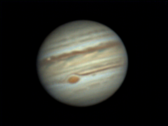 Jupiter et Io 29 juillet 2019 20h36tu