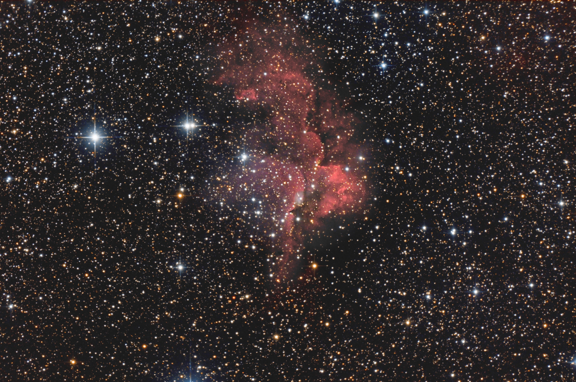 NGC 7380 Le Sorcier