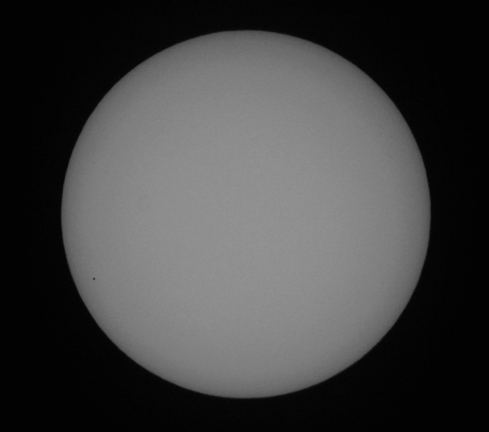 Passage de Mercure devant le soleil du 111119.