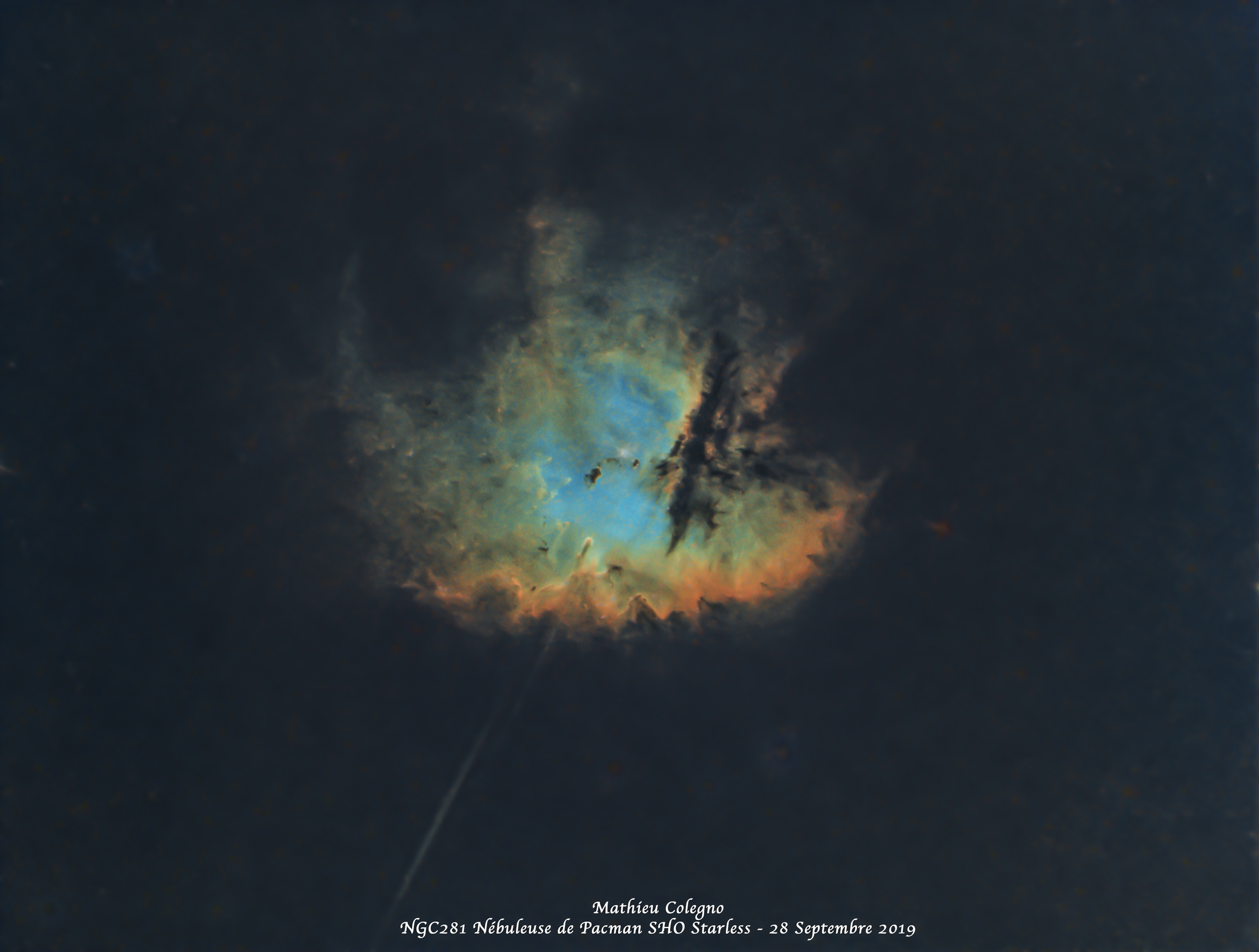 NGC281 - Nébuleuse de Pacman version Starless
