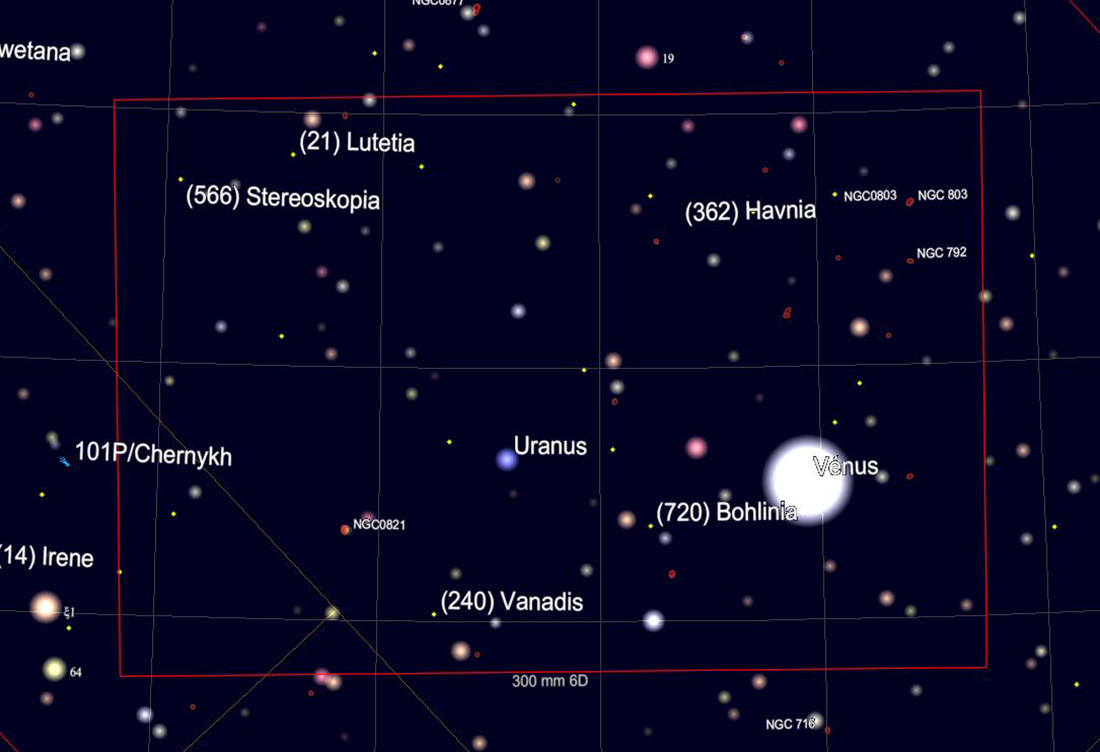 Uranus et Vénus le 07/03/2020 (49919)