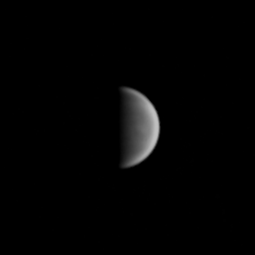 Vénus du 18 Mars 2020, lunette Taka FC76, Zwo 174M, filtres violet W47 & IRcut