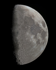 Lune du 3 mars 2020 ( Cassegrain 250mm + A7s au foyer en mode APS-C )