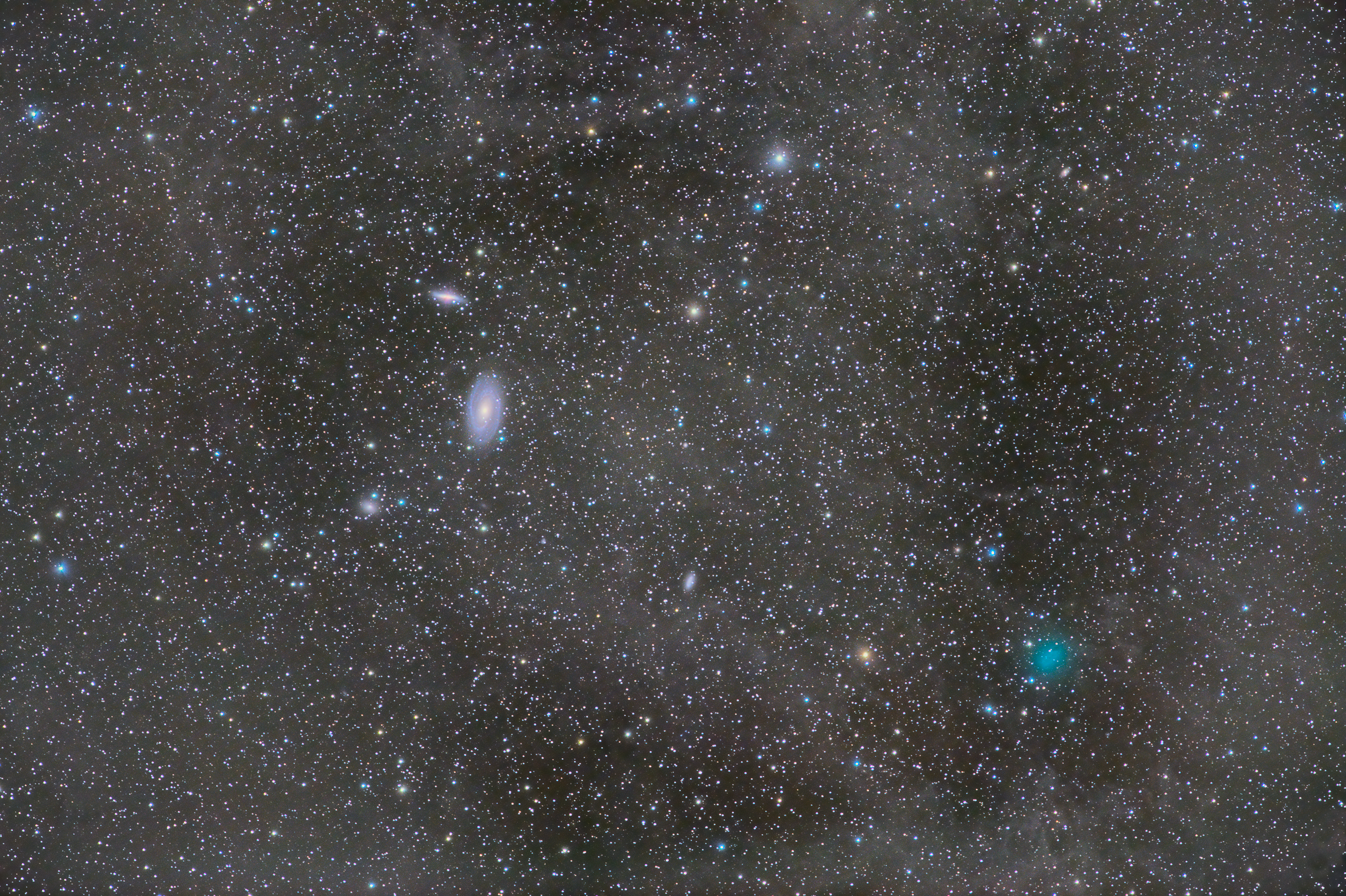 M81 M82 C/2019 Y1 (Altas)