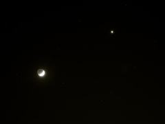 Lune  et Vénus  26 avril 2020