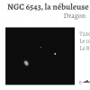 NGC 6543, la nébuleuse de l'œil de chat (T203, 200×)