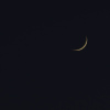 Lune croissante  le samedi 25 avril 2020  21H35
